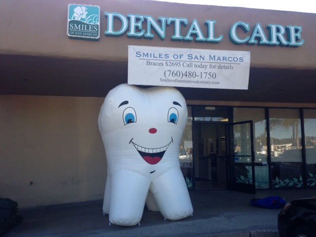 Our Recent Creations 8' Inflatable Tooth